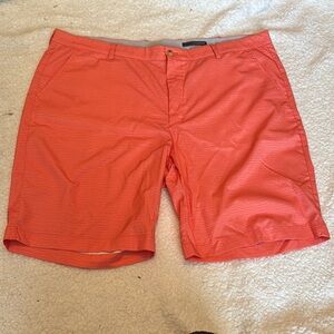 Greg Norman Collection Orange Flat Front Shorts